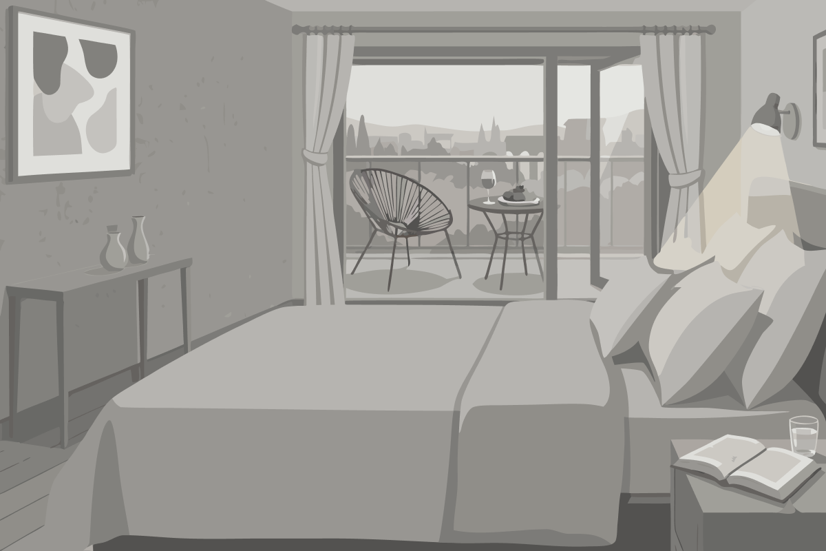 King Room with Balcony